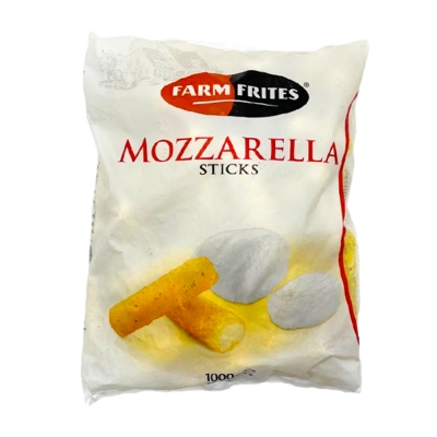 Mozzarella rudak Farm 1kg/cs  6cs/# (MIR069)