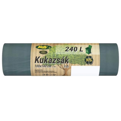 Kelly nature Kukazsák roll 8db/cs  240liter  (CSO335)