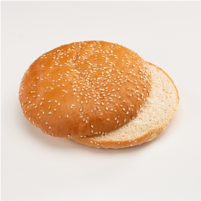 Hamburger zsemle se155 szezámos 24db/# fagy. (MIR029)
